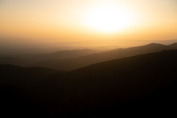 Punta La Marmora, Nuoro, Arzana, sunset in the mountains of Sardinia