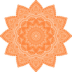 Luxury ornamental colorful mandala design background pattern