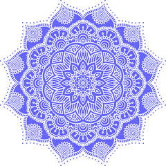 Luxury ornamental colorful mandala design background pattern
