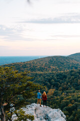 Fototapeta na wymiar Pilot Mountain in North Carolina