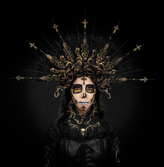 catrina, garbanzera, afrancesada, dia de muertos