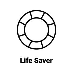 Inner tube Vector Icon

