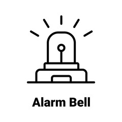 Alarm bell Vector Icon

