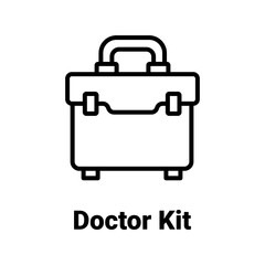Doctor kit Vector Icon

