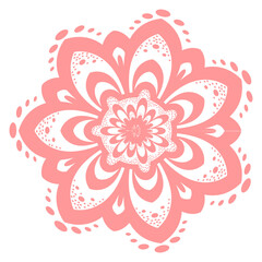 Luxury ornamental colorful Mandala design background pattern