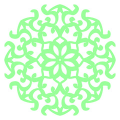 Luxury ornamental colorful mandala design background pattern