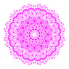 Luxury ornamental colorful Mandala design background pattern