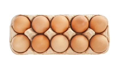 Set of brown eggs isolated. png transparent