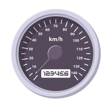 recommend clip art: Speedometer Illustration. Clean Icon Design Element on Isolated White Background