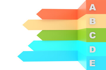 Arrow infographic template. Infographic options banner. layout for business infographics with marketing icons and design