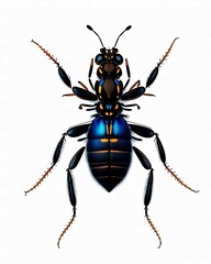 Insect illustration. Generative AI.