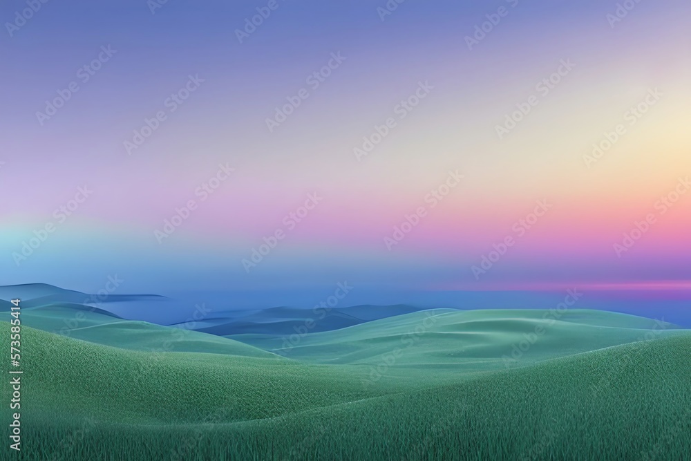 Canvas Prints pastel color of sky background. illustration graphic design . generative ai