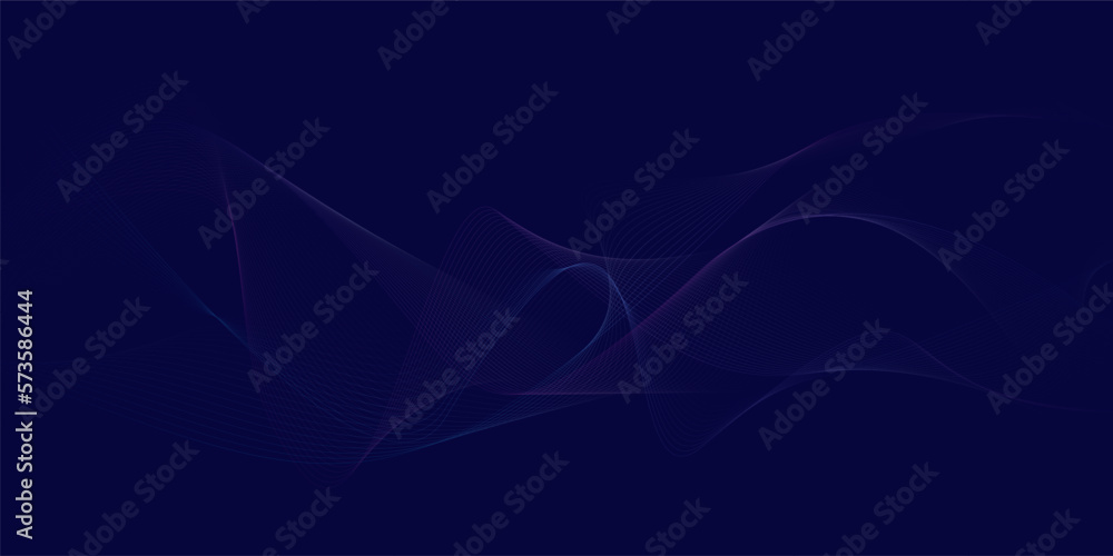 Aufkleber modern abstract glowing wave background. dynamic flowing wave lines design element. futuristic techn