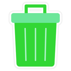 Bin Sticker Icon