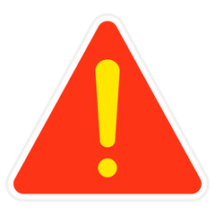 Warning Sticker Icon