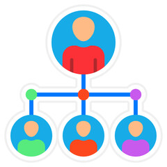 Team Leader Sticker Icon