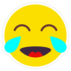Laughing Sticker Icon