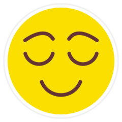 Calm Sticker Icon