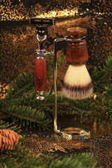 Classic shaving brush for real gentleman