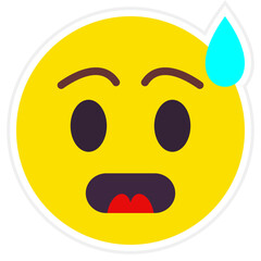 Surprised Sticker Icon