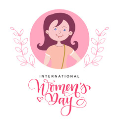 Happy International women's day creative social media poster design