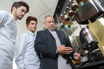 new barista on training