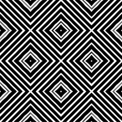 Vector geometric seamless pattern. Minimal ornamental background with abstract shapes. Black and white texture. Simple abstract ornament background. Dark repeat design for decor, fabric, cloth.