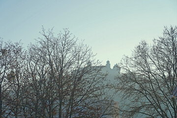 Fototapeta premium Veste Coburg im Winter