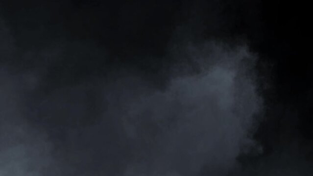 Moving through the clouds reveal - with alpha channel transparent background