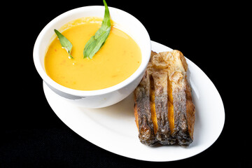 Patin goreng is a Traditional Indonesian Food