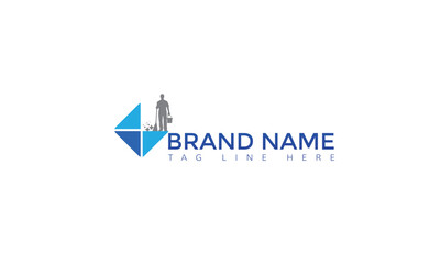 Creative Cleaning Concept Logo Design Template