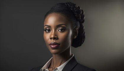 A black business professional, woman, Generative AI