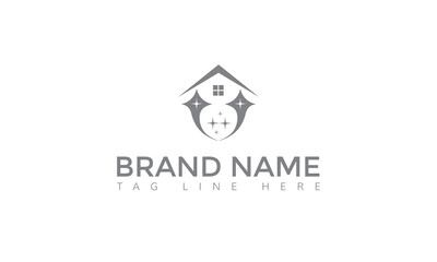 Creative Cleaning Concept Logo Design Template