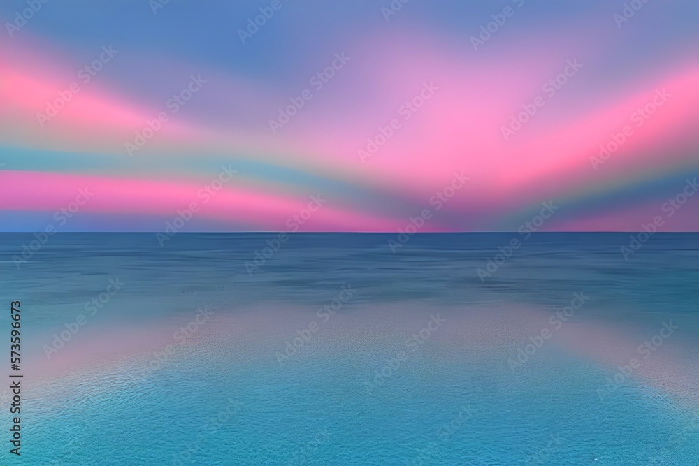 Canvas Prints pastel color of sky background. illustration graphic design . generative ai