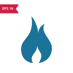 Flame Icon. Fire, Hot. Professional pixel perfect vector icon in glyph style.