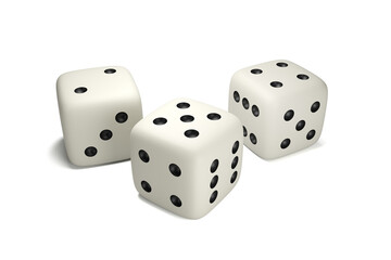 dice game random risk addiction luck 3D