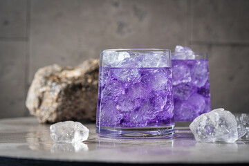 Blueberry purple drink