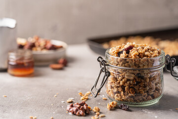 Delicious homemade granola