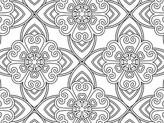 Vector seamless pattern tile