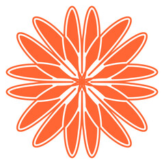 Creative luxury colorful decorative Mandala design background