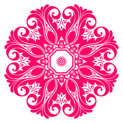 Creative luxury colorful decorative Mandala design background