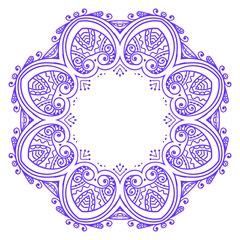 Creative luxury colorful decorative Mandala design background