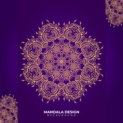 Creative Gold luxury decorative Mandala design background