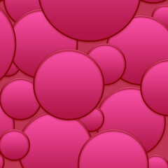 gradient circles background, pink seamless pattern