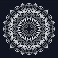 Decorative elements luxury ornament pattern gradient mandala design