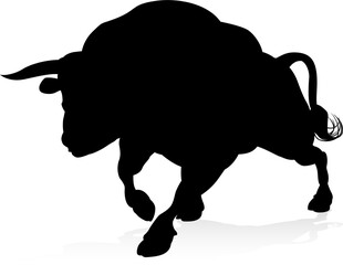 Silhouette Bull