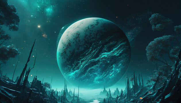 Planet and Space Wallpaper, 4k Landscape, Beautiful Scenery