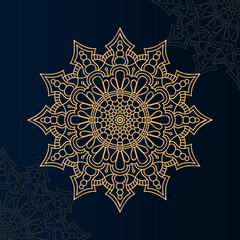 Creative Gold luxury decorative Mandala design background