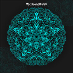 Creative Gold luxury decorative Mandala design background