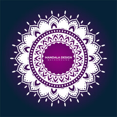 Creative Gold luxury decorative Mandala design background